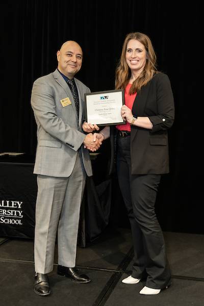 Henry Pena (left) and Christina Quick (right)
